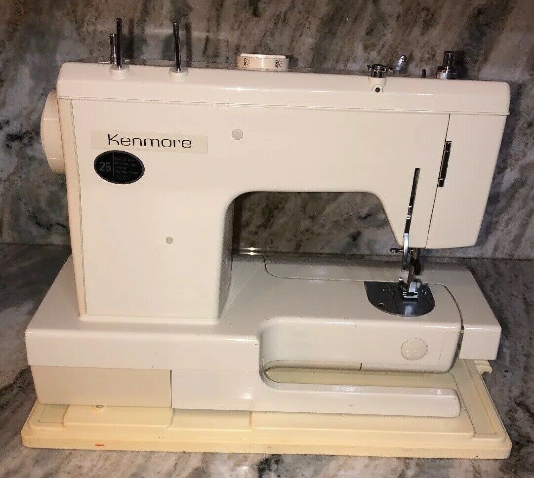 Kenmore Sears Model 148.15210 Sewing Machine W Case & Foot Pedal-RARE ...