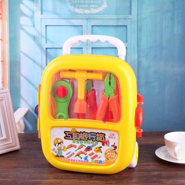 18pcs/set Repair Tools Toy Children Builders Plastic tool Set Kids