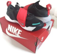 Nike Flex Advance PS Black Medium Ash Kids 11.5 Preschool Strap Shoes CZ... - $71.53