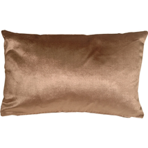 Milano 12x20 Light Brown Decorative Pillow, Complete with Pillow Insert - $31.45