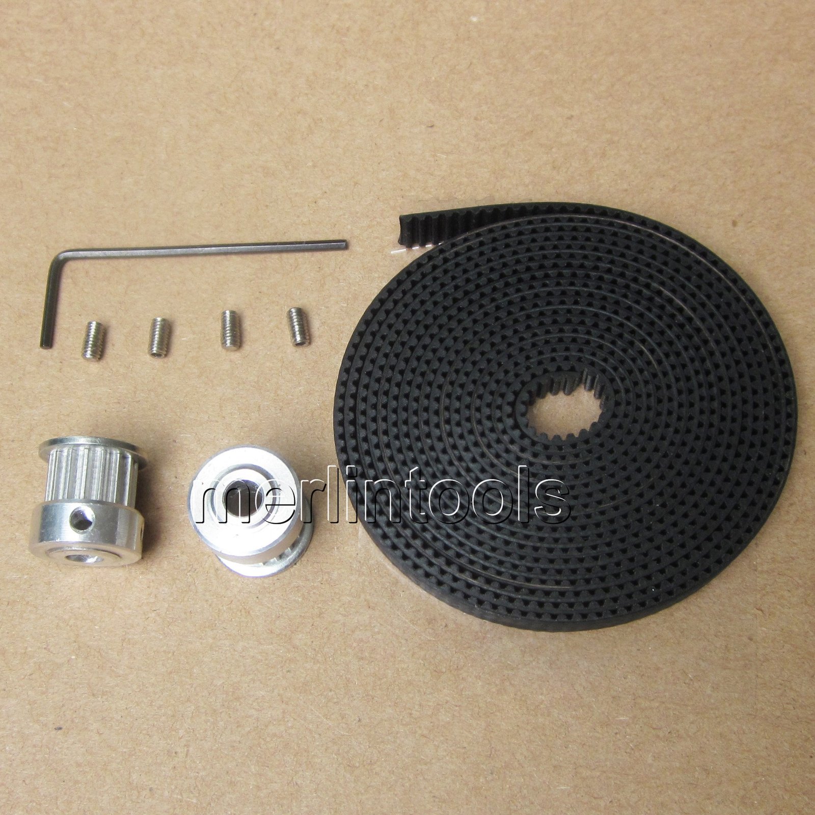 2x GT2 20T Timing Pulleys GT2 Timing Belt For 3D Printer CNC Reprap Prusa