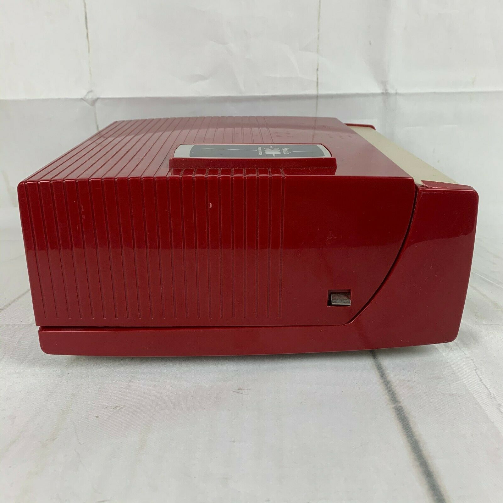 Vintage Kodak 300 Red Model 1 Slide Projector with Case NO POWER CORD