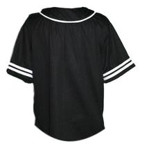 Malcolm X Baseball Jersey Button Down New Sewn Black Any Size image 5