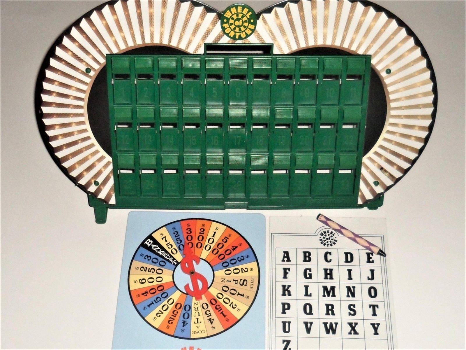 the first wheel of fortune game board