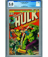Incredible Hulk #181 1974  CGC 5.0 marvel comic-1st Wolverine 3808652001 - $7,735.75