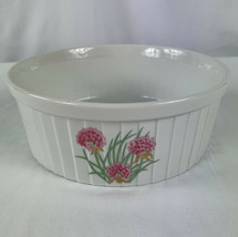 Shafford Herbs Spices Souffle Baking Dish Bowl Oven To Table Floral Cott... - $17.77