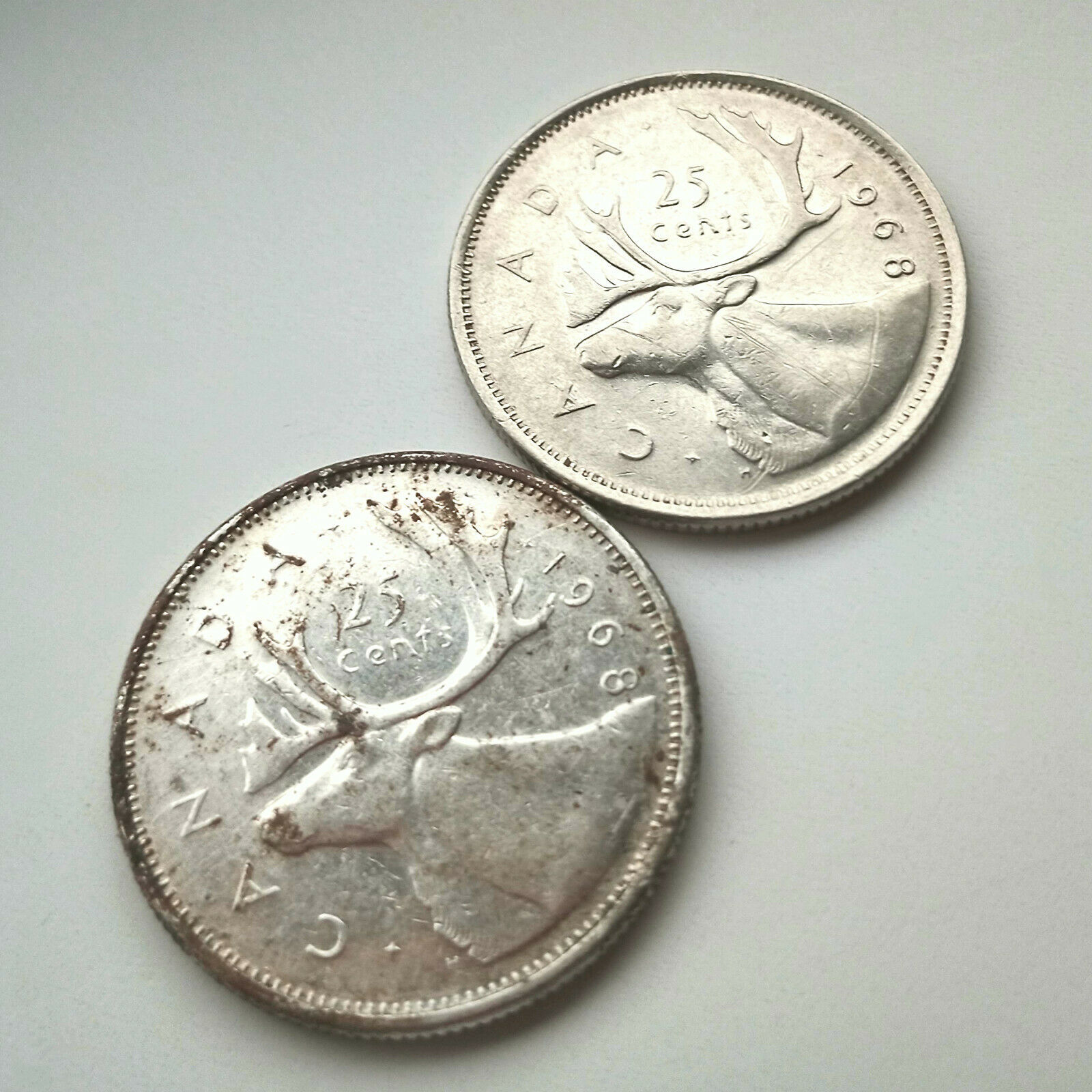 canada-1968-silver-25-cent-piece-canadian-quarter-25c-plus-nickel