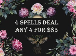 DISCOUNTS TO $85 4 27x SPELL DEAL PICK ANY 4 FOR $85 DEAL BEST OFFERS MA... - $68.00