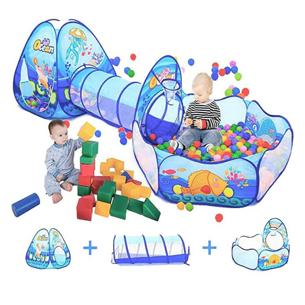 Portable Baby Playground with Balls Tent Pool Balls Baby Park Camping Pool Gift