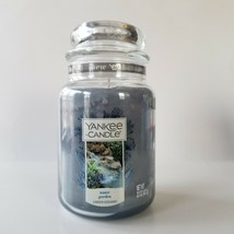 Yankee Candle Water Garden 22oz Glass Jar Candle Large Garden Hideaway New - $33.85