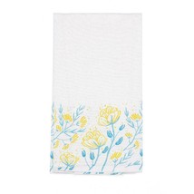 IZZY & OLIVER "Strawflower" Yellow/Blue 6007030 Kitchen Bar Towel~19″X27″Cotton~ - $8.71