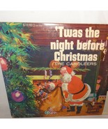 Twas the Night Before Christmas The Caroleers Record 33 RPM 12&quot; Diplomat - $9.99