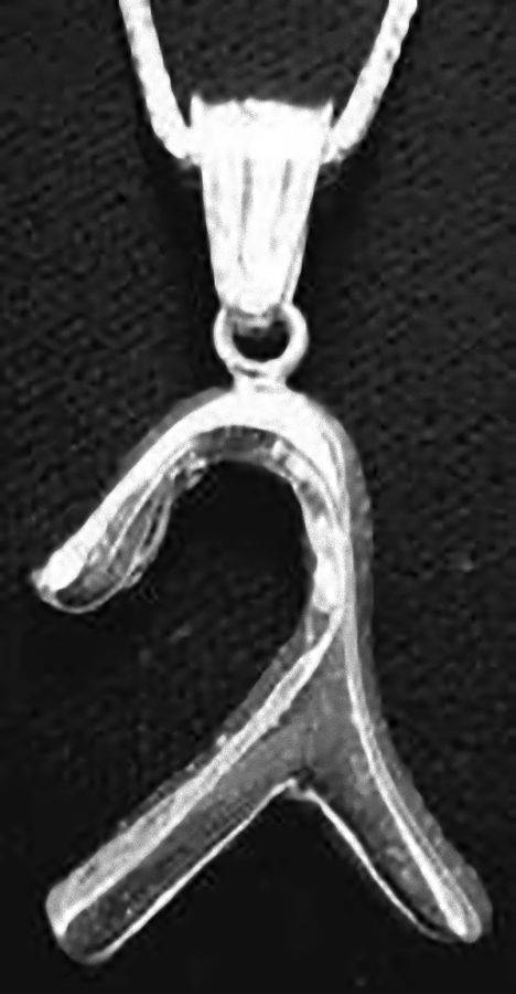 Cool Lesbian Gay Lambda Pendant Charm Real Solid Sterling Silver 925 Jewelry New Fine Charms