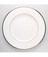 Lenox Kate Spade Sugar Pointe 10 7/8&quot; Bone China Platinum Dinner Plate NEW - $24.99