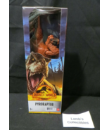 Jurassic World Dominion Pyroraptor 12&quot; Action Figure Dinosaur Mattel Red... - $75.94