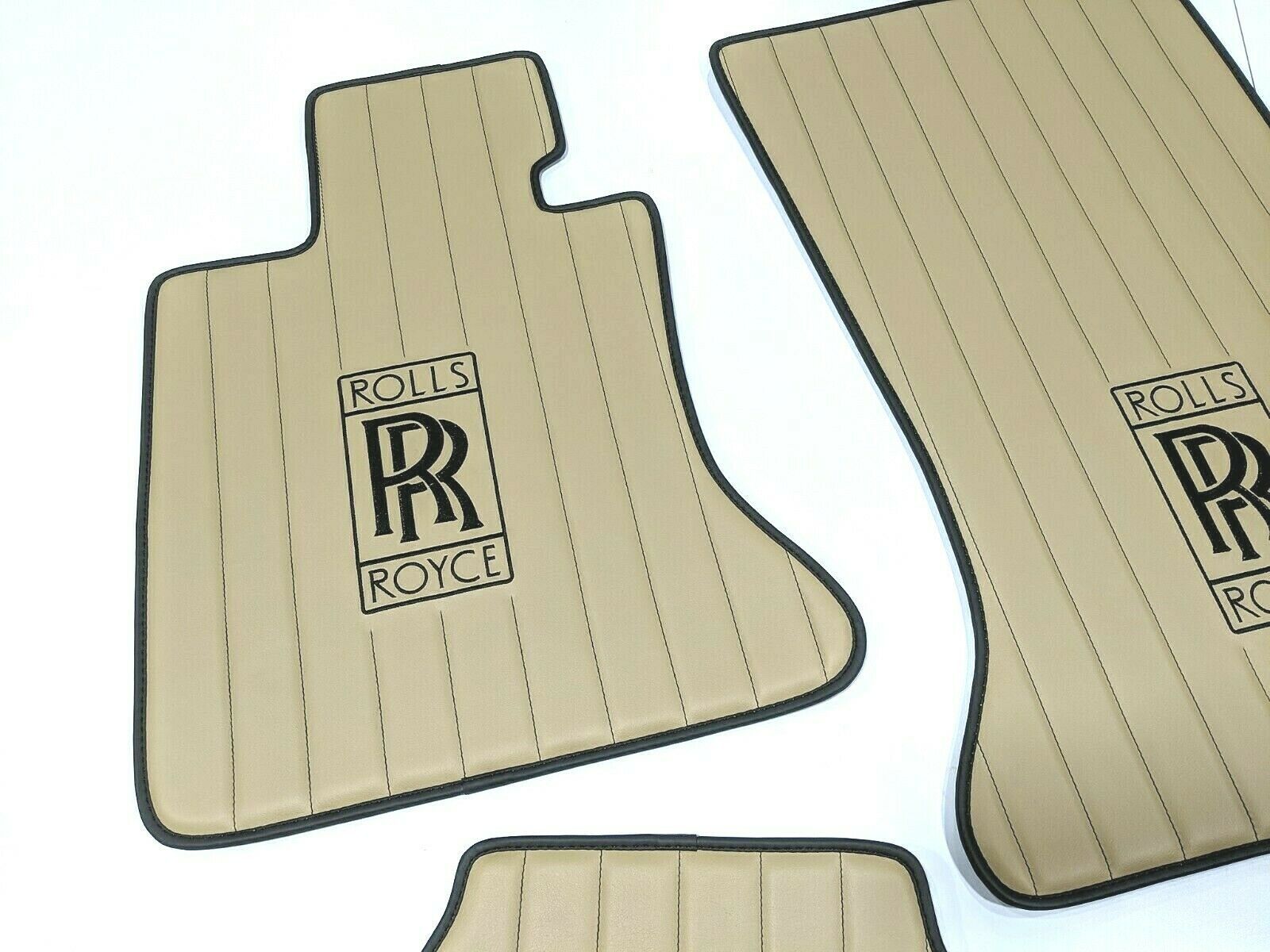 ROLLS ROYCE WRAITH, PHANTOM, ECO LEATHER FLOOR MATS 2014 2015 2016 2017