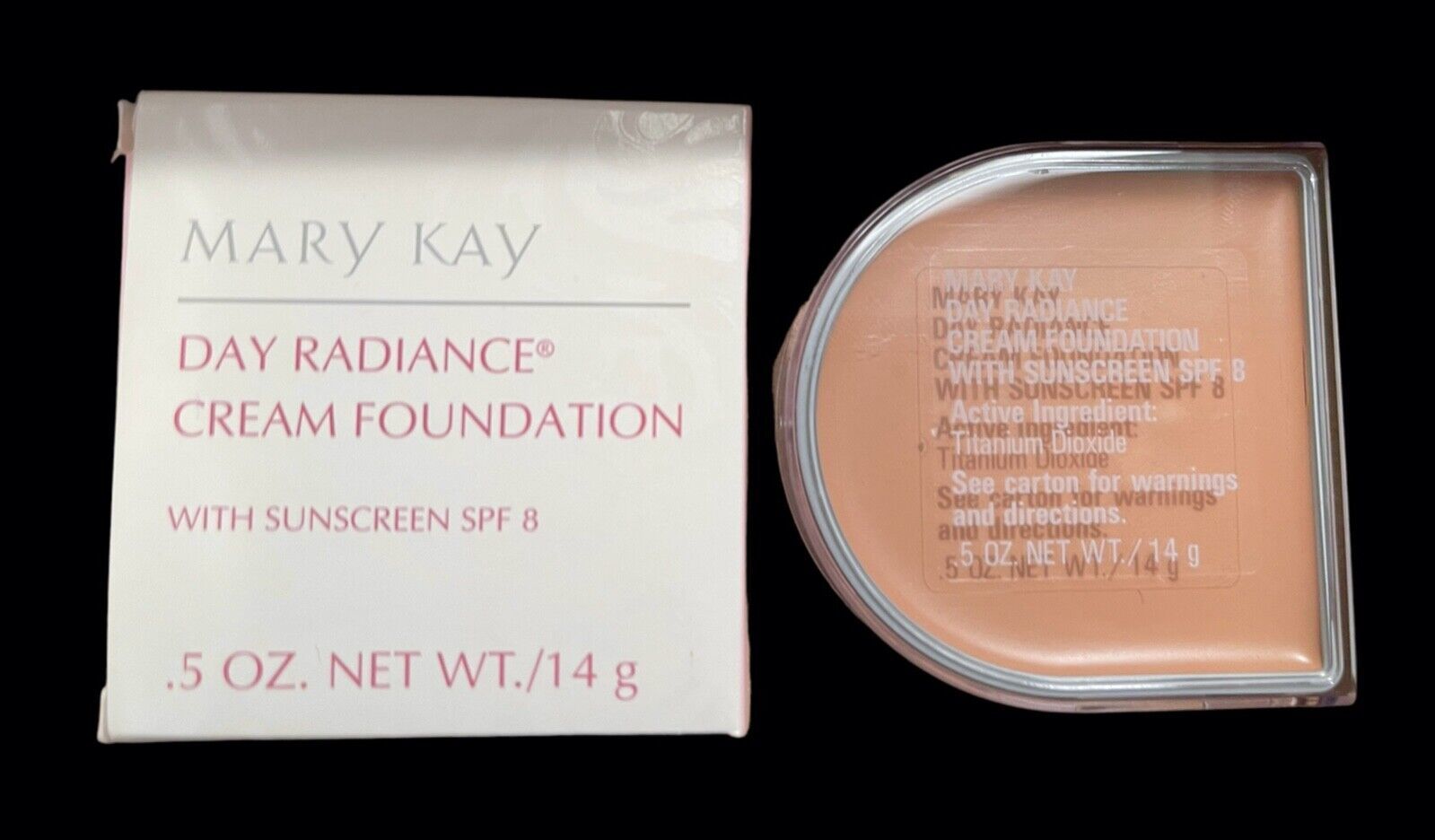 Mary Kay Day Radiance Cream Foundation FAWN BEIGE 6301 PINK D Shape Free Ship! - $53.99