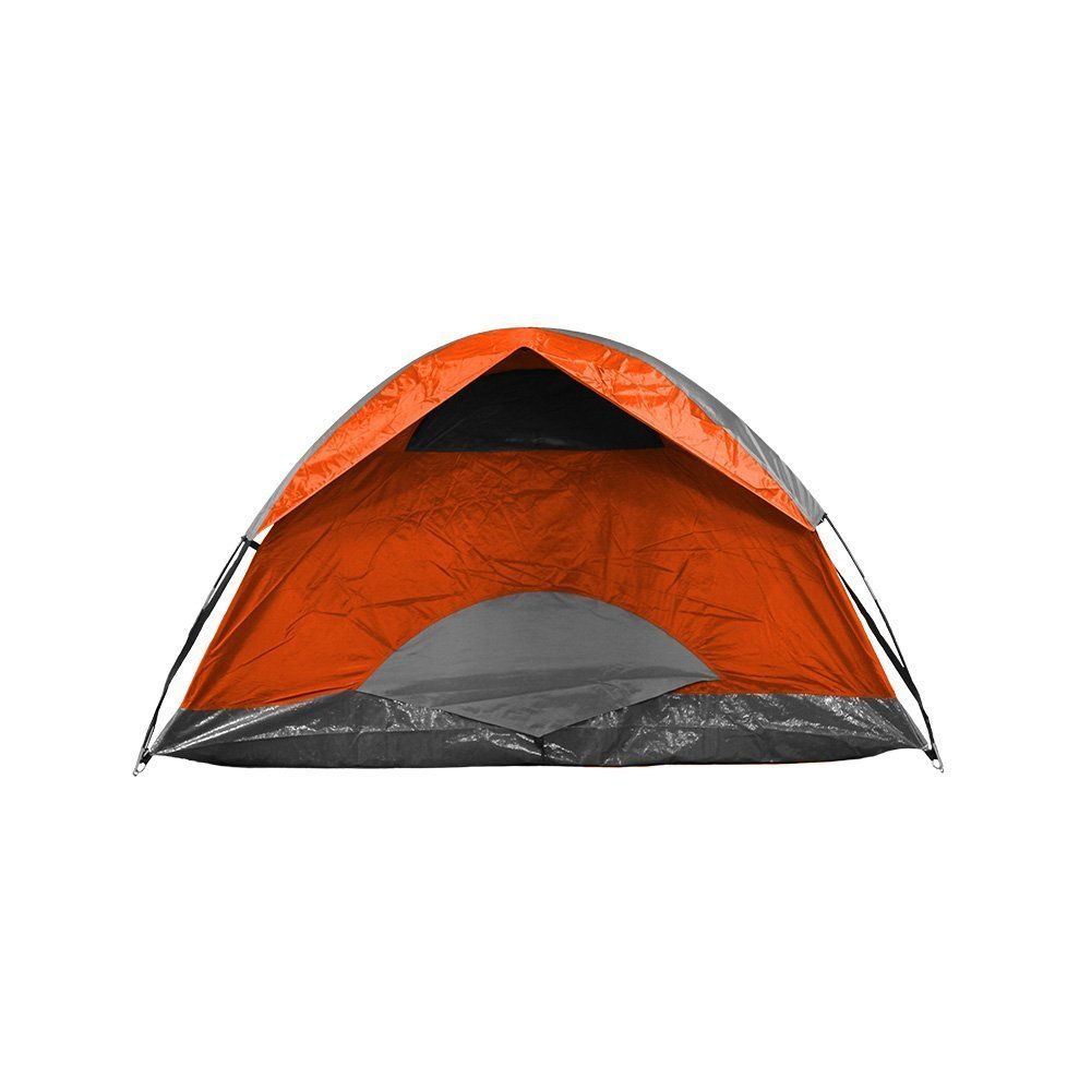 Outdoor Tents, 2person Orange Camping Tent Backpacking Polyester