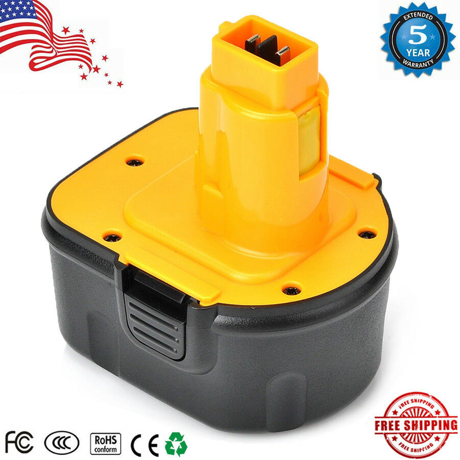 3600Mah Ni-Mh Battery Dc9071 Dw9071 Dw9072 For Dewalt 12V Cordless ...