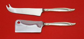 REIGNING BEAUTY BY ONEIDA STERLING SILVER CHEESE SRVR SERVING SET 2P HHW... - $101.75