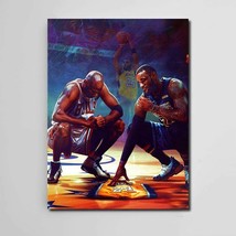 Kobe Bryant Michael Jordan Lebron Jaimes Canvas Print / wall art / NBA P... - $28.71+