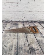 Vintage 20 Inch Stanley Cross Cut Wood Hand Saw USA Made - $26.99