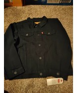 New Kids Levis Black Jean Trucker Jacket Size M 10-12 years old - $33.33