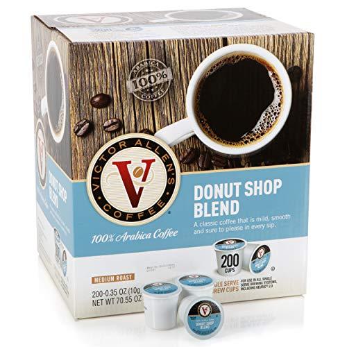 Victor Allen Coffee, Donut Shop Single Serve K-cup, 200 Count ...