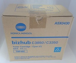 NEW Genuine Konica Minolta Bizhub C3850/C3350 Series CYAN Toner A5X0430 TNP-48C