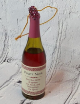 Kurt S Adler Ornament Wine Bottle Pinot Noir Christmas - $8.42