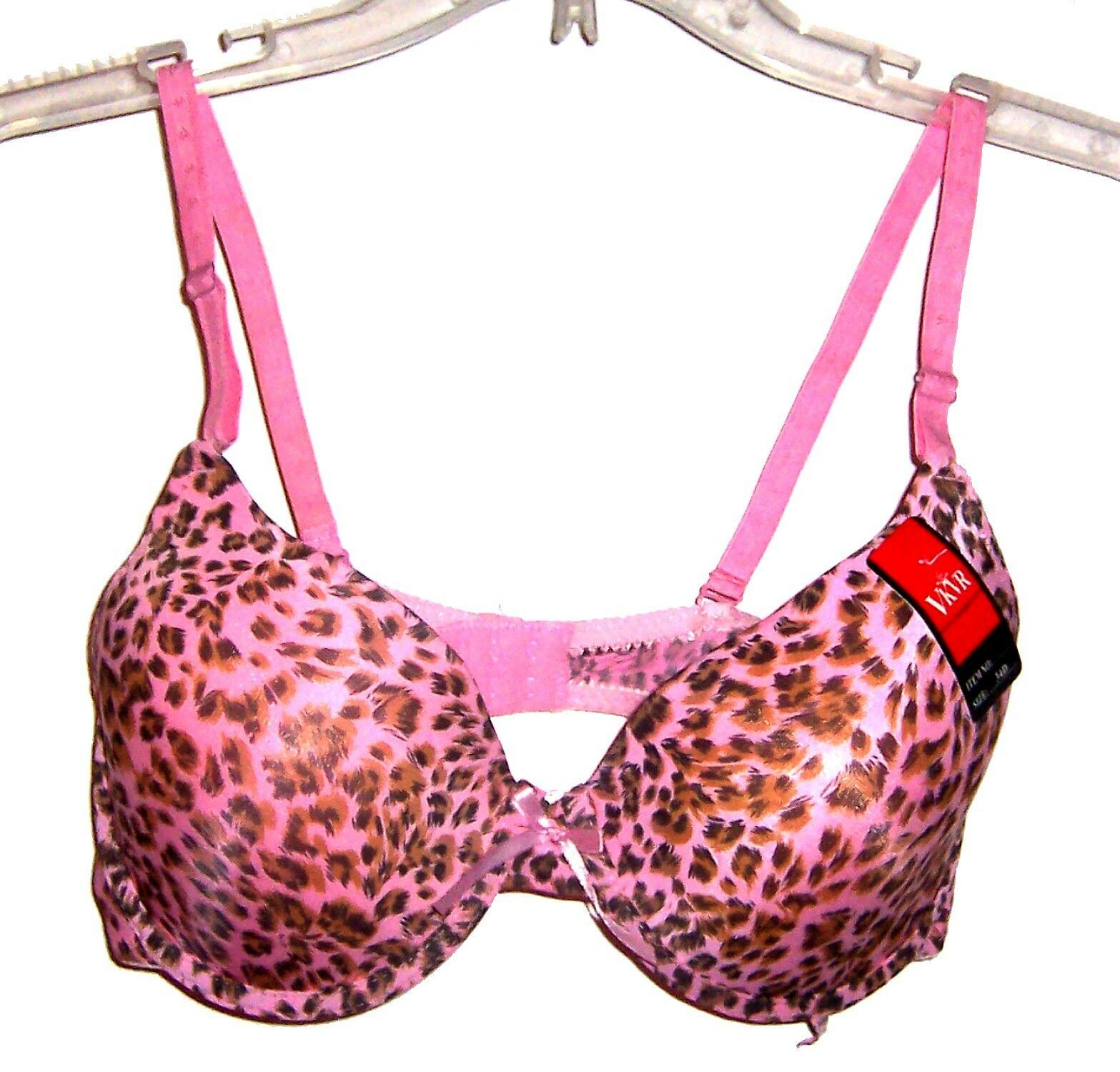 Leopard Cheetah Cat Animal Print Bras by VKVR NWT Sizes 34C, 34D, 40C