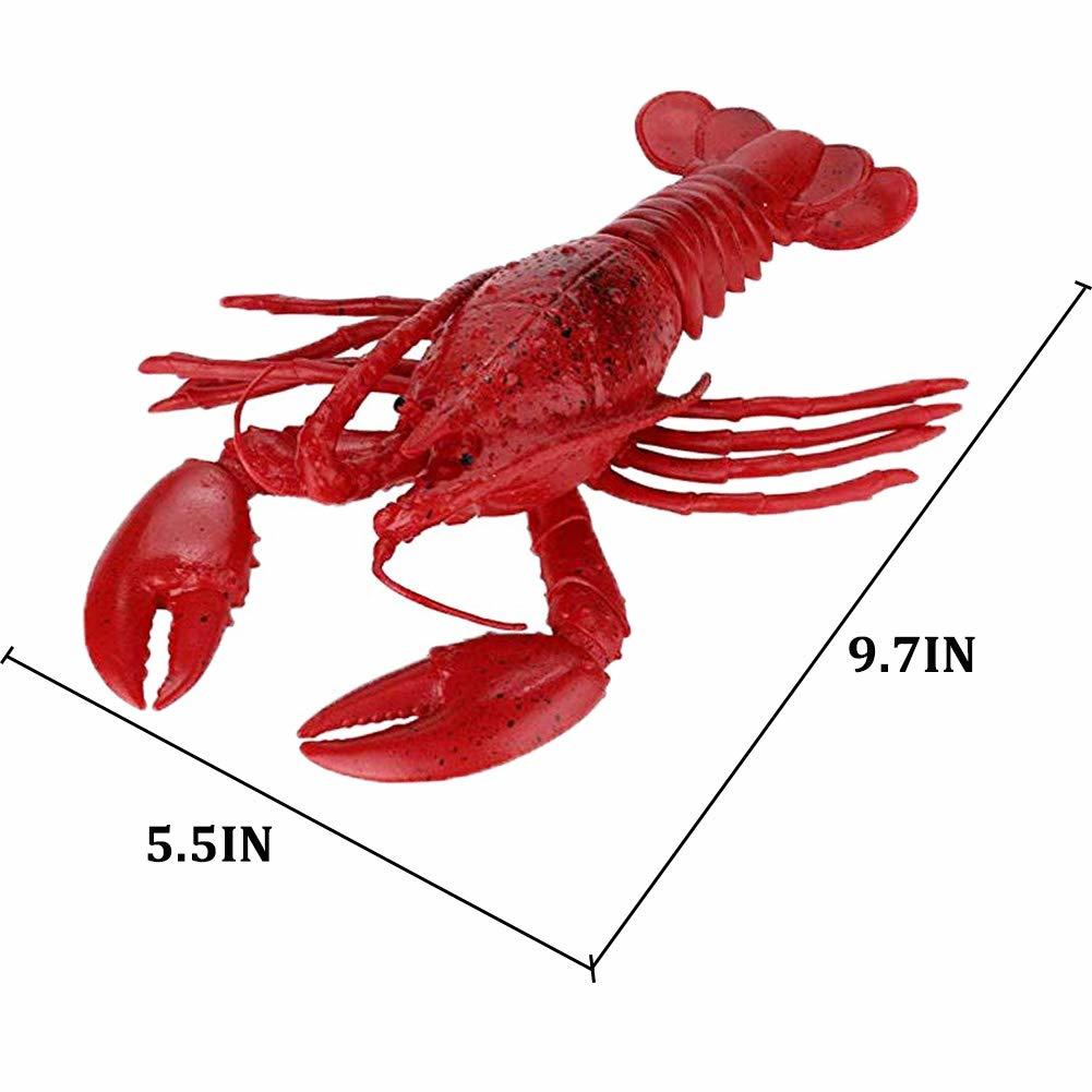 4PCS Realistic Crab Marine Animal Model, Artificial Faux Crab Models