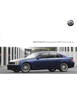2007/2008 BMW ALPINA B7 Sedan sales brochure catalog US 7-Series 07 08 - $15.00