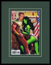 She Hulk #6 ORIGINAL Vintage 2005 Framed 11x14 Cover Display Marvel Starfox - $44.54