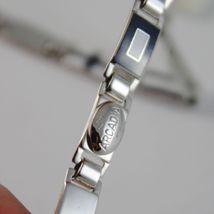 MASSIVE SOLID 18K WHITE GOLD BRACELET WITH GLAZED NAUTICAL FLAGS, MADE IN ITALY image 3