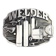 New Vintage Welder Trades Tradesman Belt Buckle Gurtelschnalle - $8.39