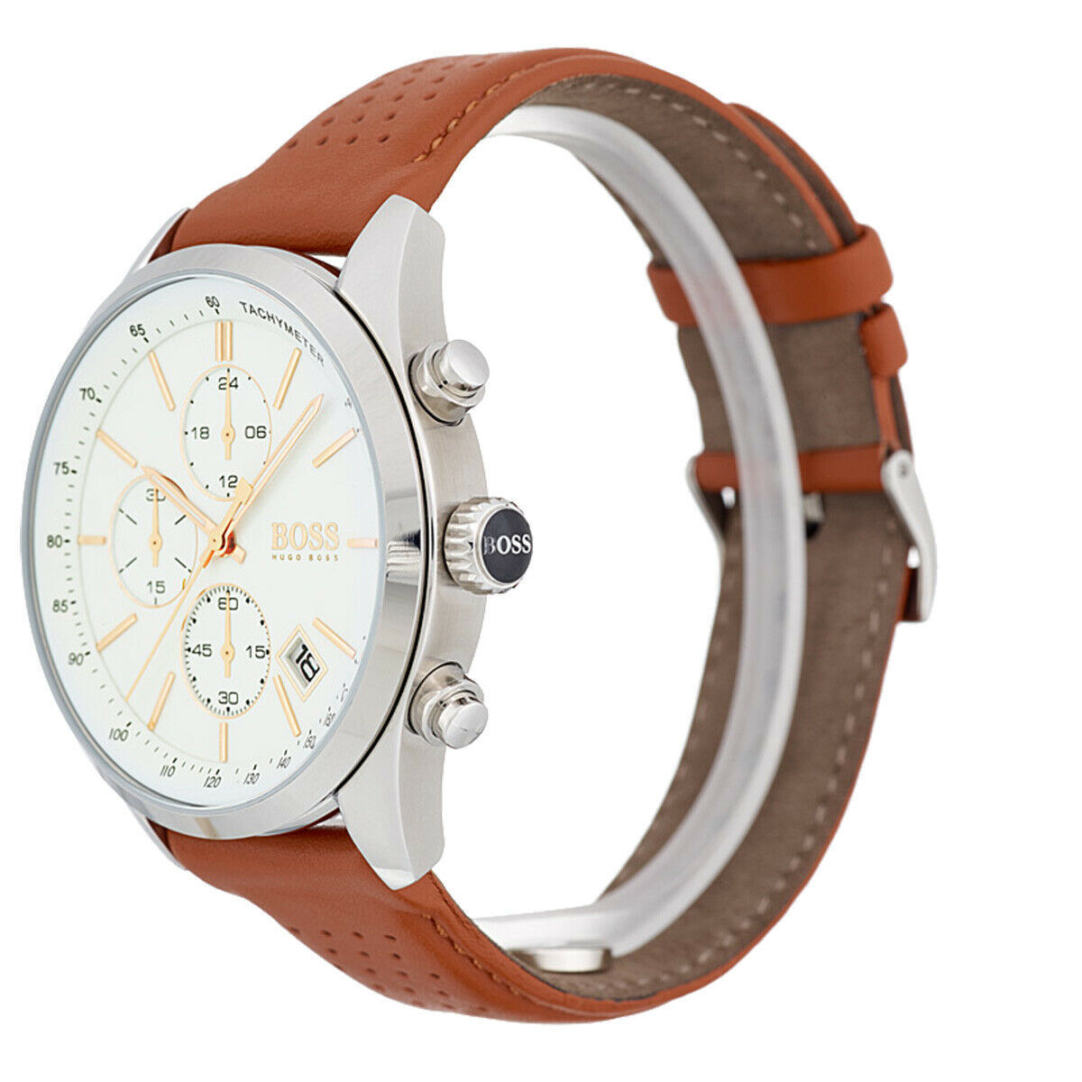 hugo boss mens grand prix chronograph watch