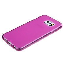 For Samsung GALAXY S6 Transparent Pink Rubber Silicone Gel Protective Case Cover - $7.10