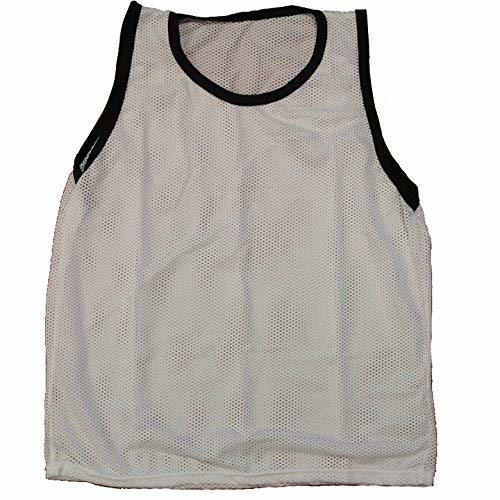 Workoutz Youth Soccer Pinnies (1 Dozen, White) Cheap Scrimmage Vests