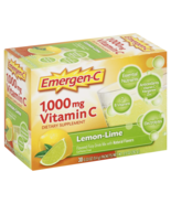 Emergen-C Vitamin C, Flavored Fizzy Drink Mix, Lemon-Lime, 1,000 mg, 30 ... - $29.99
