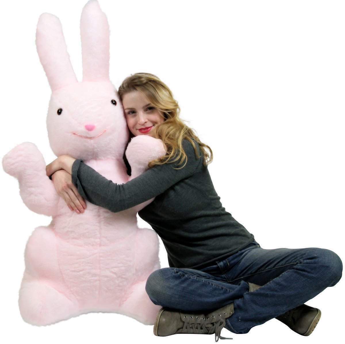 big plush 7 foot giant stuffed bunny 84 inch soft