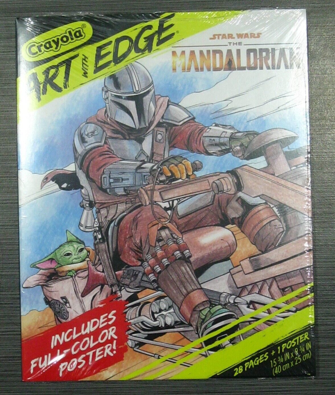Primary image for CRAYOLA ART with Edge Star Wars The Mandalorian 28 Pages Coloring Book & POSTER