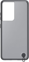 Genuine OEM Samsung Galaxy S21 Ultra Clear Protective Cover Case OTG Smoke Gray - $17.63