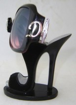 Sexy Black Velvet Stiletto Shoe Eyeglass Sunglasses Holder Fashion Women Gift image 1