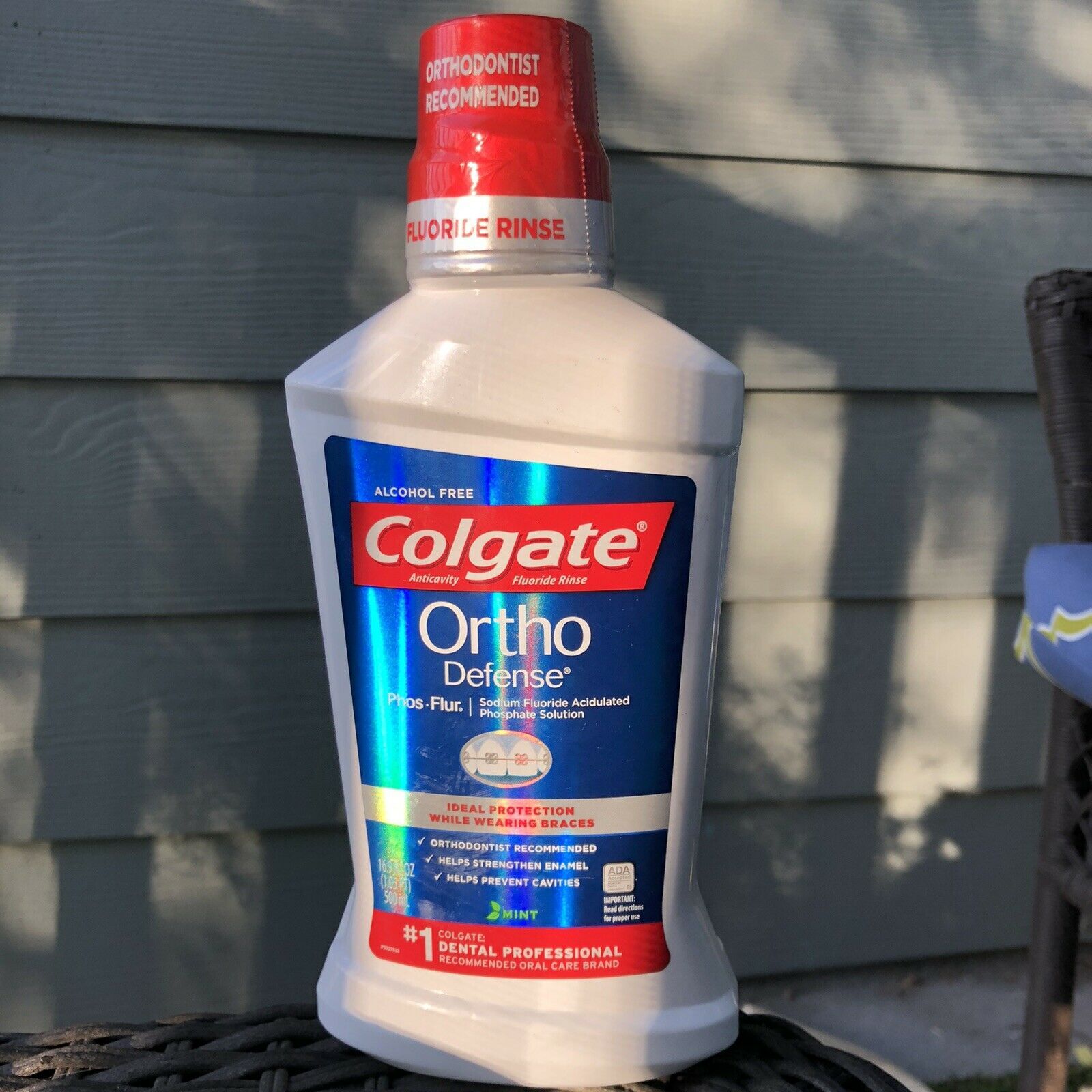 Colgate Ortho Defense Phos Flur Anti Cavity Fluoride Rinse Mint 16.9 oz