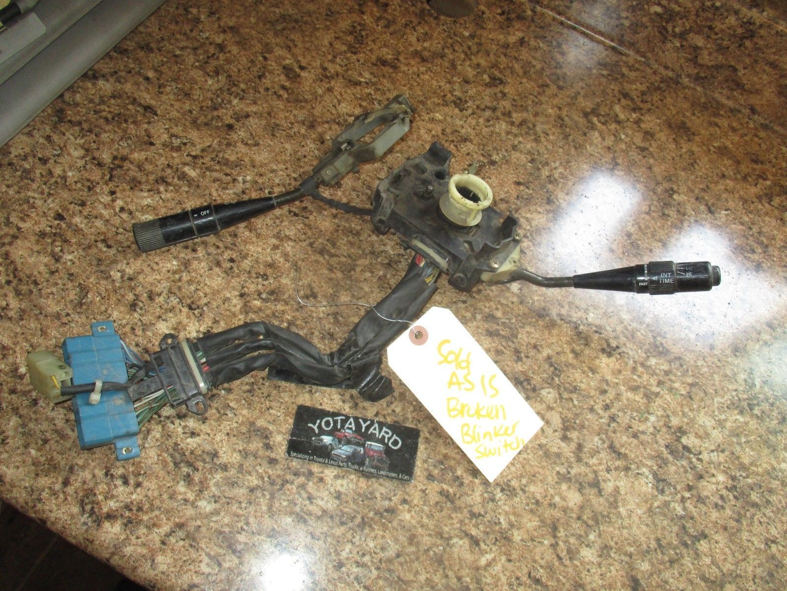 AS IS 84 85 86 TOYOTA 4RUNNER PICKUP COMBO TURN WIPER SWITCH A11 8431035190 YY Switches