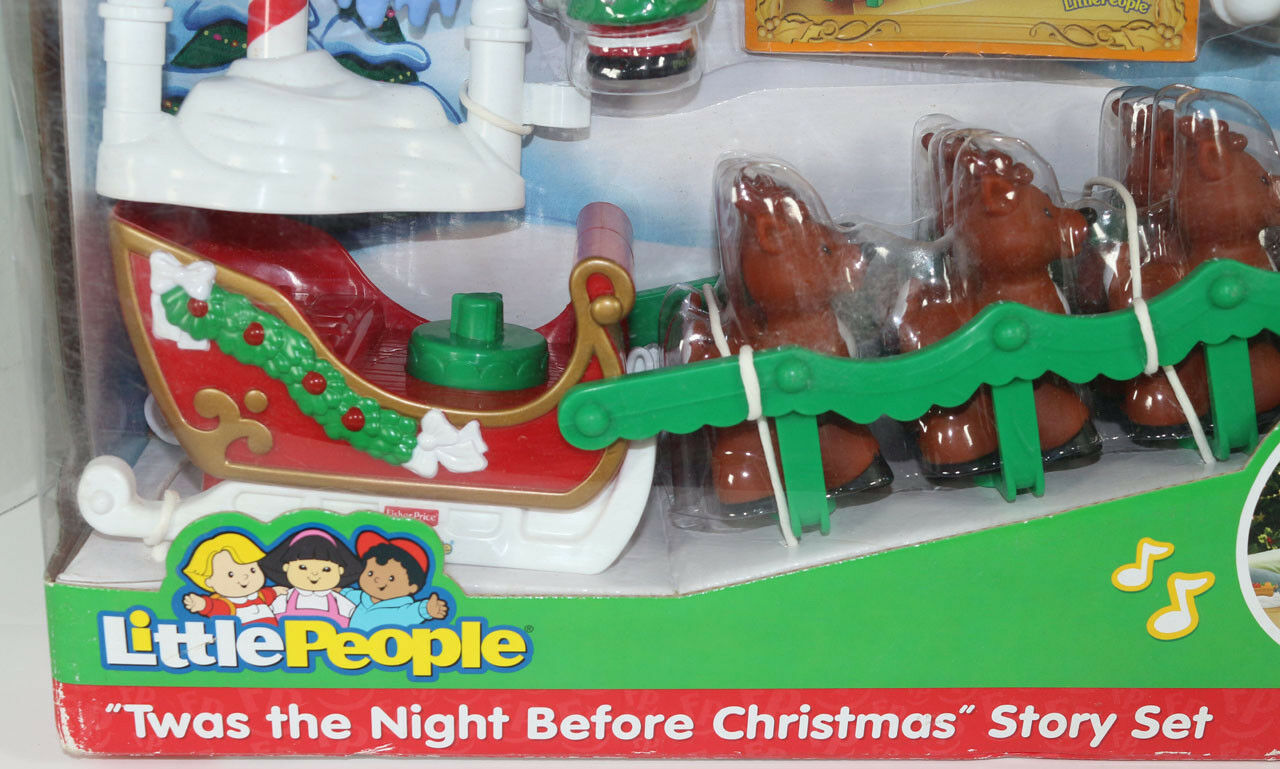 2012 Fisher Price LITTLE PEOPLE TWAS THE NIGHT BEFORE CHRISTMAS STORY ...
