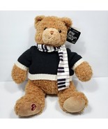 Gund Little Brown Bear Piano Scarf Bloomingdales Limited Edition Musicia... - $34.64