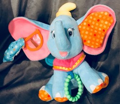 Disney Activity Toy Dumbo Plush Infant Travel Baby Soft Toys Activities Gift! - $38.74