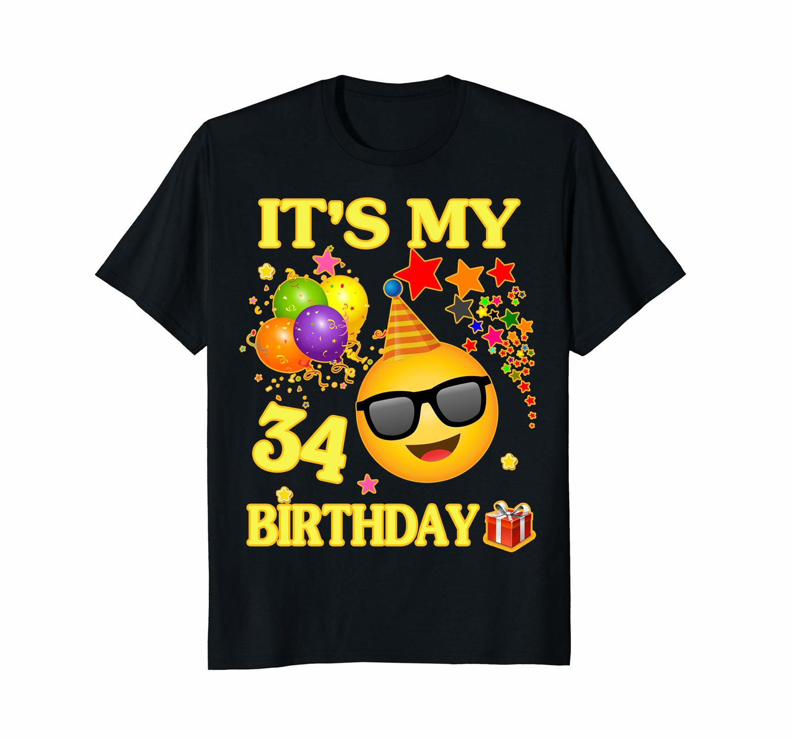 Uncle Shirts - It's My 34th Birthday Shirt 34 Years Old 34th Birthday ...